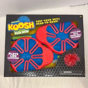 Original Koosh Flix Stix Red and Blue Toy Set - New Sealed